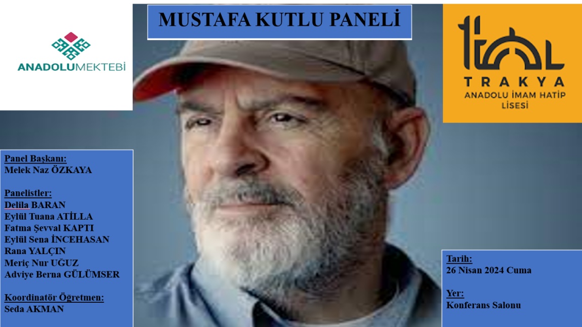 Okulumuzda Mustafa Kutlu paneli düzenlendi.